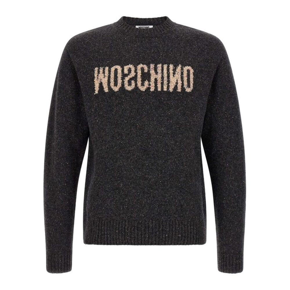 Moschino Men Mirrored Logo Sweater